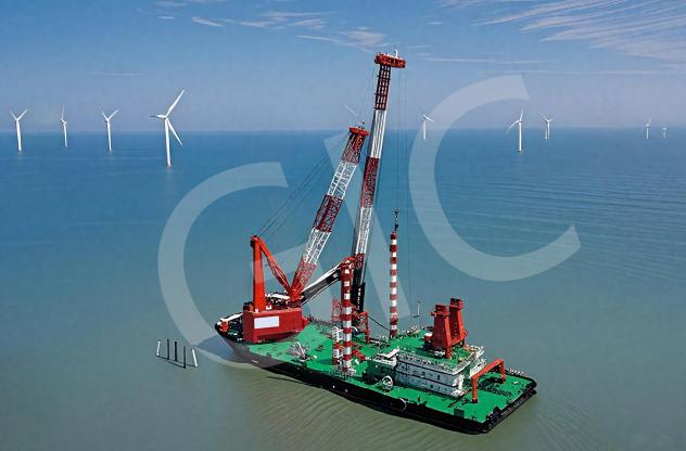 Piling Ship with Piling 110m Rotary type