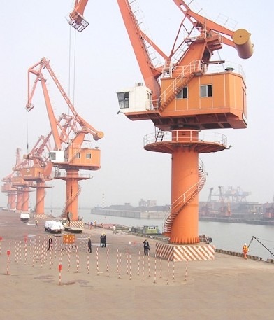 Pedestal Jetty Crane