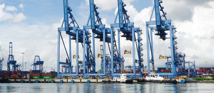 port cranes